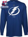 Кофта Тампа Бэй Лайтнинг / Tampa Bay Lightning Blue Reebok Primary Logo Long Sleeve T-Shirt