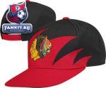Кепка Чикаго Блэкхокс / Chicago Blackhawks Mitchell & Ness Sharktooth Snapback Hat