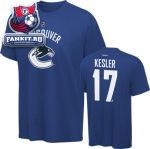 Футболка Ванкувер Кэнакс / Ryan Kesler Blue Reebok Name and Number Vancouver Canucks T-Shirt