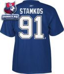 Футболка Тампа Бэй Лайтнинг / Steven Stamkos Blue Reebok Name and Number Tampa Bay Lightning T-Shirt