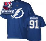 Футболка Тампа Бэй Лайтнинг / Steven Stamkos Blue Reebok Name and Number Tampa Bay Lightning T-Shirt