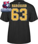 Футболка Бостон Брюинз / Brad Marchand Black Reebok Name and Number Boston Bruins T-Shirt