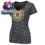 Женская футболка Бостон Брюинз / Boston Bruins Women's Topaz Fashion V-Neck T-Shirt