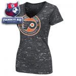 Женская футболка Филадельфия Флайерз / Philadelphia Flyers Women's Topaz Fashion V-Neck T-Shirt