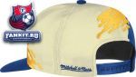 Кепка Баффало Сейбрз / Buffalo Sabres Mitchell & Ness Cream Vintage 'Paintbrush' Snapback Hat