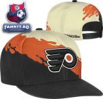 Кепка Филадельфия Флайерз / Philadelphia Flyers Mitchell & Ness Cream Vintage 'Paintbrush' Snapback Hat