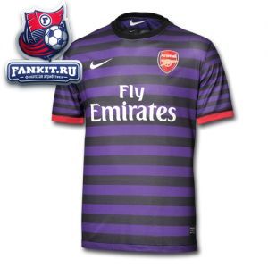 Арсенал майка игровая выездная 2012-13 Nike фиолетово-черная