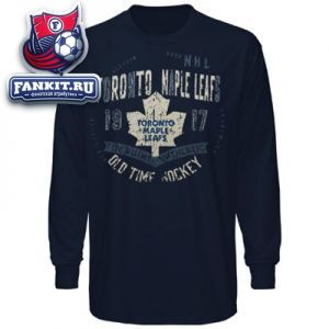 Футболка с длинным рукавом Торонто Мейпл Лифс / Toronto Maple Leafs Long Sleeve T-shirt