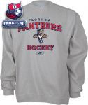 Толстовка Флорида Пантерз / Florida Panthers Stacked Logo Crewneck Fleece Sweatshirt