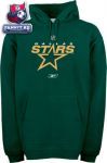 Толстовка Даллас Старз / Dallas Stars -Green- Primary Logo Hooded Fleece Sweatshirt