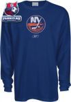 Кофта Нью-Йорк Айлендерс / New York Islanders Faded Logo Long Sleeve Waffle Shirt