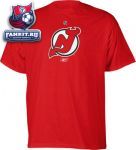 Футболка Нью-Джерси Девилз / New Jersey Devils -Red- Primary Logo T-Shirt