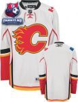 Игровой свитер Калгари Флэймз / Calgary Flames Reebok White Premier NHL Jersey