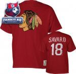 Футболка Чикаго Блэкхокс / Denis Savard Old Time Hockey NHL Alumni Chicago Blackhawks T-Shirt