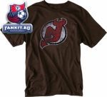 Футболка Нью-Джерси Девилз / New Jersey Devils Old Time Hockey Chocolate Fashion T-Shirt