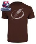 Футболка Тампа Бэй Лайтнинг / Tampa Bay Lightning Old Time Hockey Chocolate Fashion T-Shirt