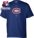 Футболка Монреаль Канадиенс / Montreal Canadiens -Navy- Primary Logo T-Shirt