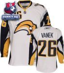 Игровой свитер Баффало Сейбрз / Thomas Vanek Jersey: Reebok White #26 Buffalo Sabres Premier Jersey