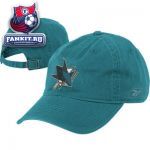 Кепка Сан-Хосе Шаркс / San Jose Sharks Teal BL Slouch Adjustable Strapback Hat