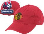 Кепка Чикаго Блэкхокс / Chicago Blackhawks Red BL Slouch Adjustable Strapback Hat