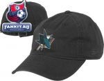 Кепка Сан-Хосе Шаркс / San Jose Sharks Black BL Slouch Adjustable Strapback Hat