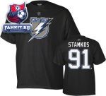 Футболка Тампа Бэй Лайтнинг / Steven Stamkos Black Tampa Bay Lightning Name and Number T-Shirt