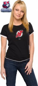 Женская футболка Нью-Джерси Девилз / woman t-shirt New Jersey Devils