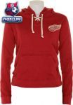 Женская толстовка Детройт Ред Уингз / Detroit Red Wings Women's Queensboro Lace Hooded Sweatshirt