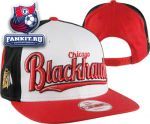 Кепка Чикаго Блэкхокс / Chicago Blackhawks New Era Script Wheel Snapback Adjustable Hat