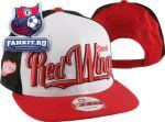 Кепка Детройт Ред Уингз / Detroit Red Wings New Era Script Wheel Snapback Adjustable Hat