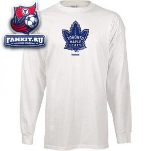 Футболка с длинным рукавом Reebok Торонто Мейпл Лифс / Toronto Maple Leafs Reebok Long Sleeve T-shirt