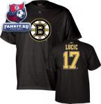 Футболка Бостон Брюинз / Milan Lucic Black Reebok Name & Number Boston Bruins T-Shirt