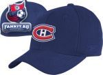 Кепка Монреаль Канадиенс / Montreal Canadiens Basic Logo Navy Structured Flex Hat