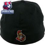 Кепка Оттава Сенаторз / Ottawa Senators Basic Logo Black Structured Flex Hat