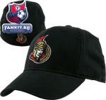 Кепка Оттава Сенаторз / Ottawa Senators Basic Logo Black Structured Flex Hat