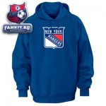 Толстовка Нью-Йорк Рейнджерс / New York Rangers Majestic Tek Patch Fleece Hooded Sweatshirt