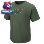 Футболка Миннесота Уайлд / Minnesota Wild Majestic Big Time Play Pigment Dyed T-Shirt