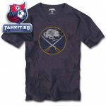 Футболка Баффало Сейбрз / Buffalo Sabres '47 Brand Blue Retro Logo Scrum T-Shirt