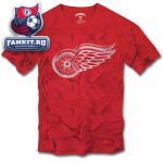 Футболка Детройт Ред Уингз / Detroit Red Wings '47 Brand Red Primary Logo Scrum T-Shirt