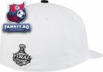 Кепка Чикаго Блэкхокс / Chicago Blackhawks 2010 Stanley Cup Champions White Flat Brim Flex Hat