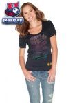 Женская футболка Чикаго Блэкхокс / Chicago Blackhawks Women's Puff T-Shirt