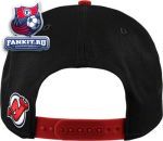 Кепка Нью-Джерси Девилз / New Jersey Devils '47 Brand Kelvin Adjustable Snapback Flat Brim Hat