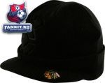 Кепка Чикаго Блэкхокс / hicago Blackhawks '47 Brand Black McPhee Visor Knit Hat