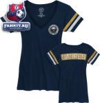 Женская футболка Баффало Сейбрз / Buffalo Sabres Women's Gym Blue Post Season T-Shirt