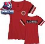 Женская футболка Чикаго Блэкхокс / Chicago Blackhawks Women's Rescue Red Post Season T-Shirt