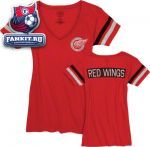 Женская футболка Детройт Ред Уингз / Detroit Red Wings Women's Rescue Red Post Season T-Shirt