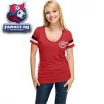 Женская футболка Детройт Ред Уингз / Detroit Red Wings Women's Rescue Red Post Season T-Shirt