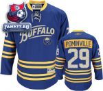 Игровой свитер Баффало Сейбрз / Jason Pominville Jersey: Reebok Alternate #29 Buffalo Sabres Premier Jersey