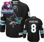 Игровой свитер Сан-Хосе Шаркс / Joe Pavelski Jersey: Reebok Alternate #8 San Jose Sharks Premier Jersey