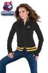 Женская кофта Бостон Брюинз / Boston Bruins Women's Full-Zip Sweater Mix Jacket - by Alyssa Milano